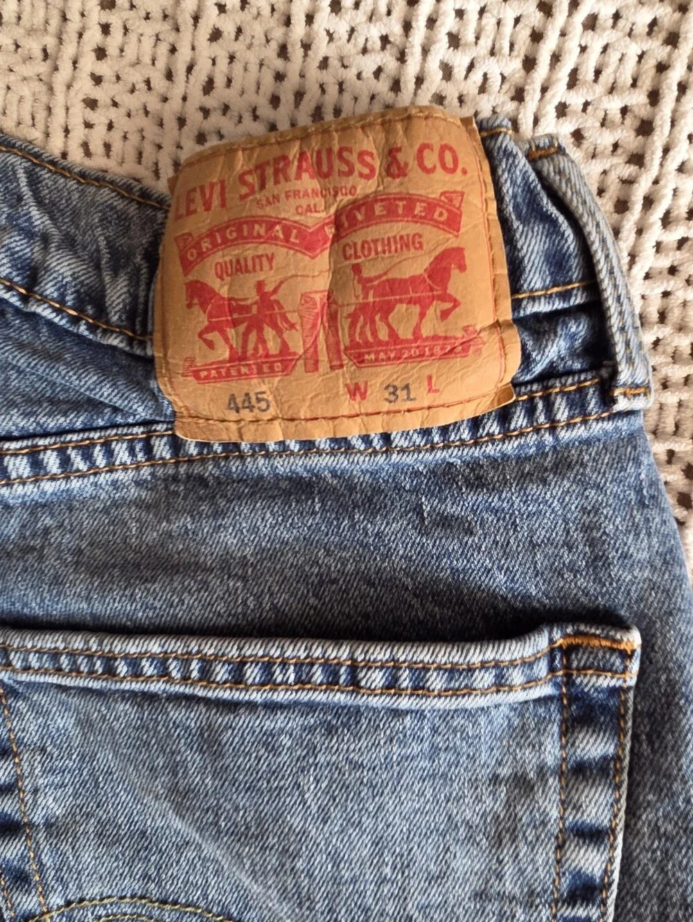 Levi's 445 Jean Shorts Men's Size 31